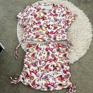 SHEIN Curve two piece set